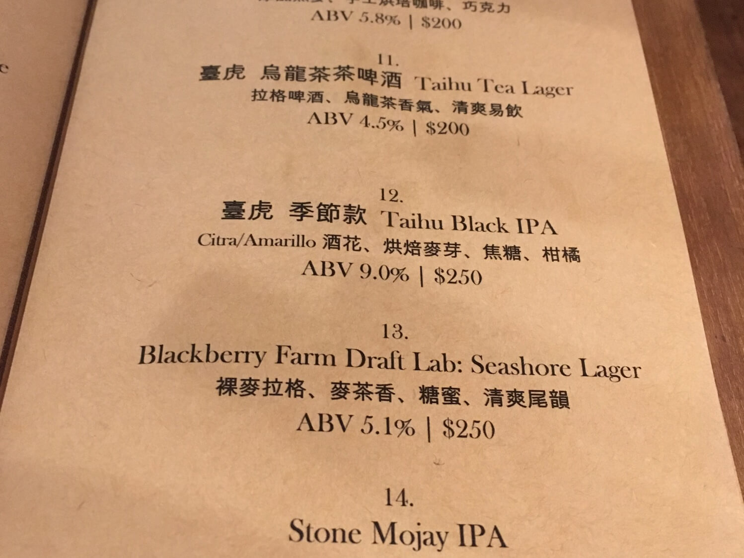 編號12的 Black IPA