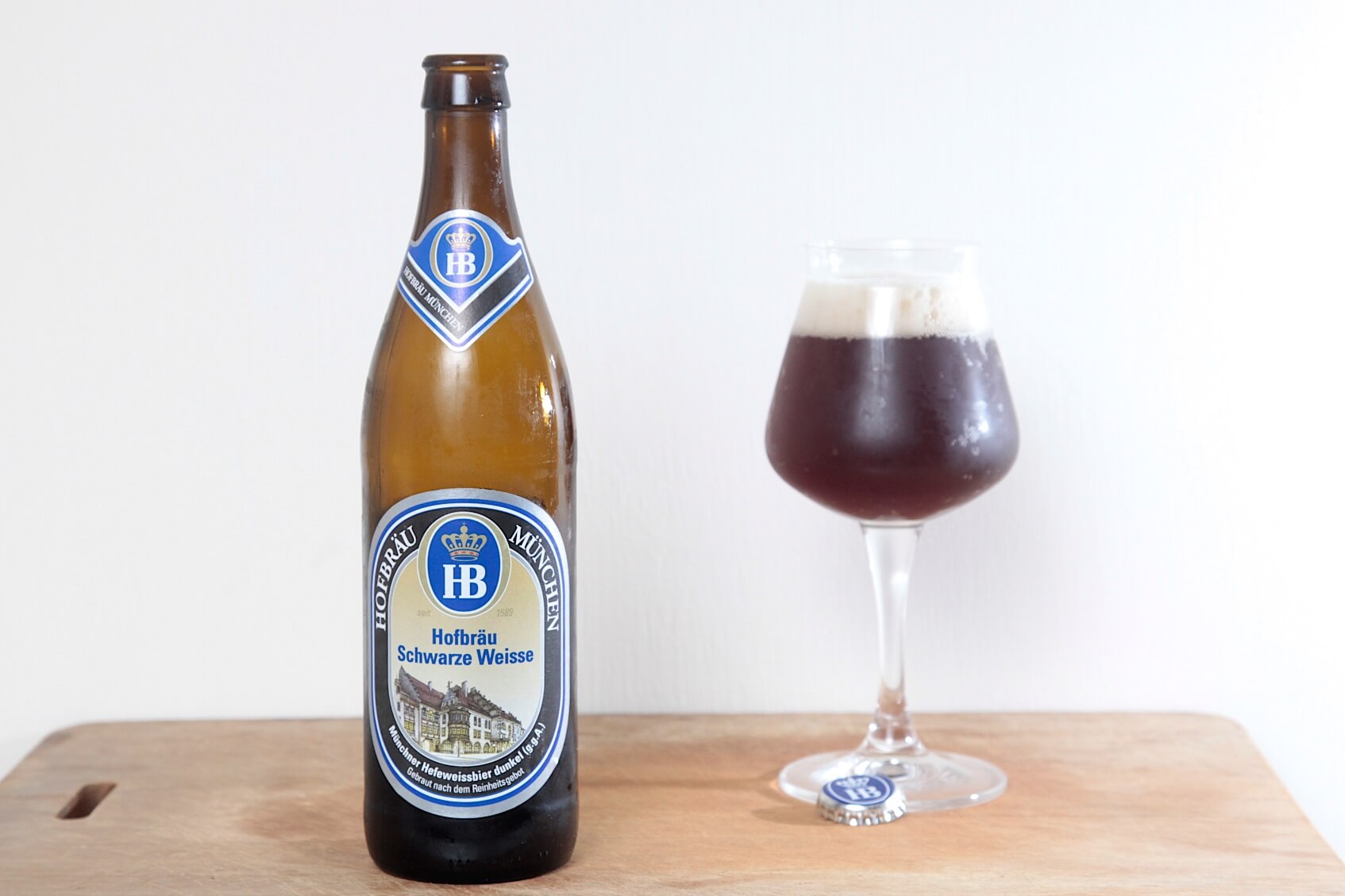 德國 Hofbräu München HB | 慕尼黑皇家小麥黑啤酒 Schwarze Weisse